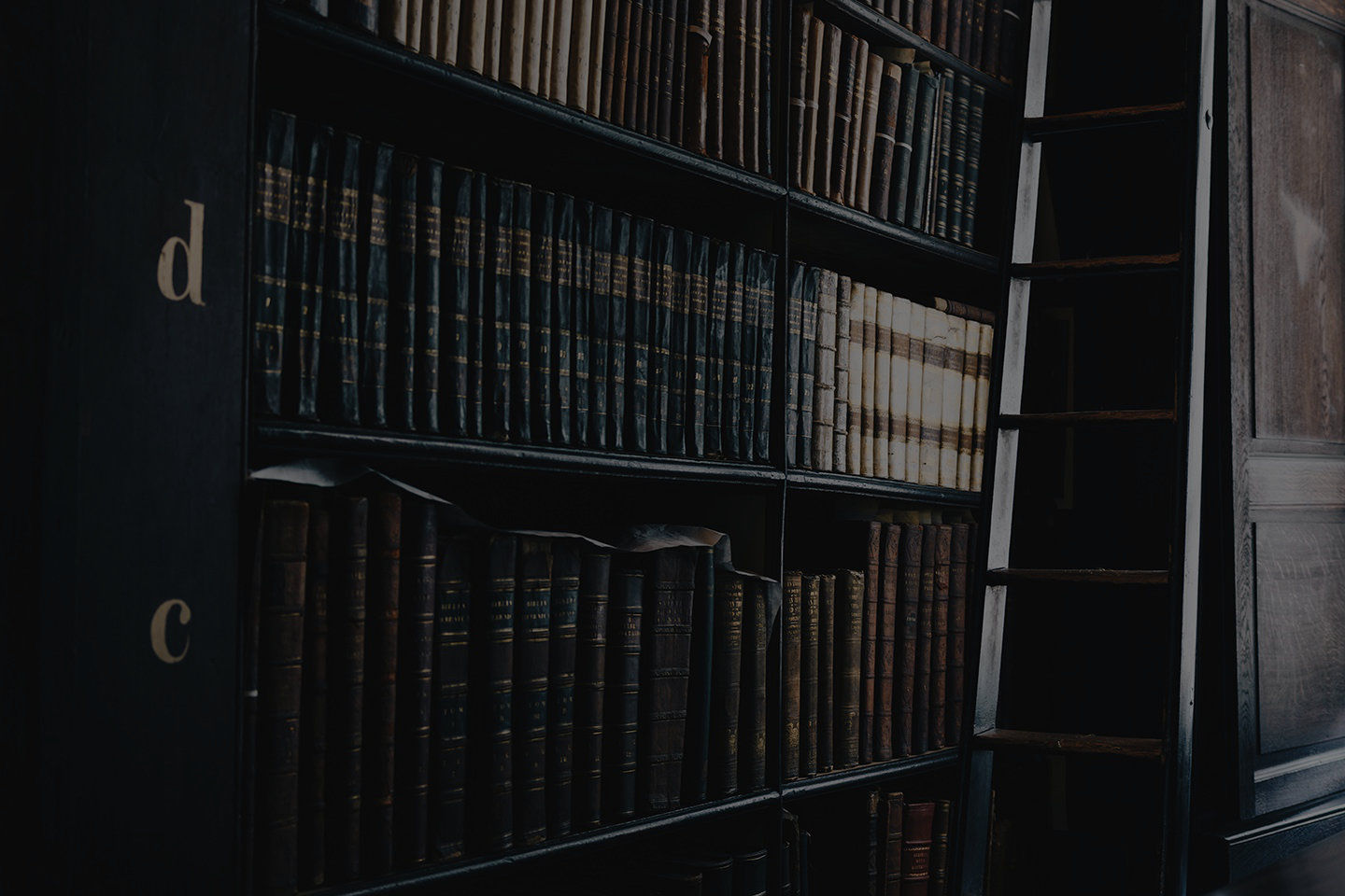 Bookshelf filled with books